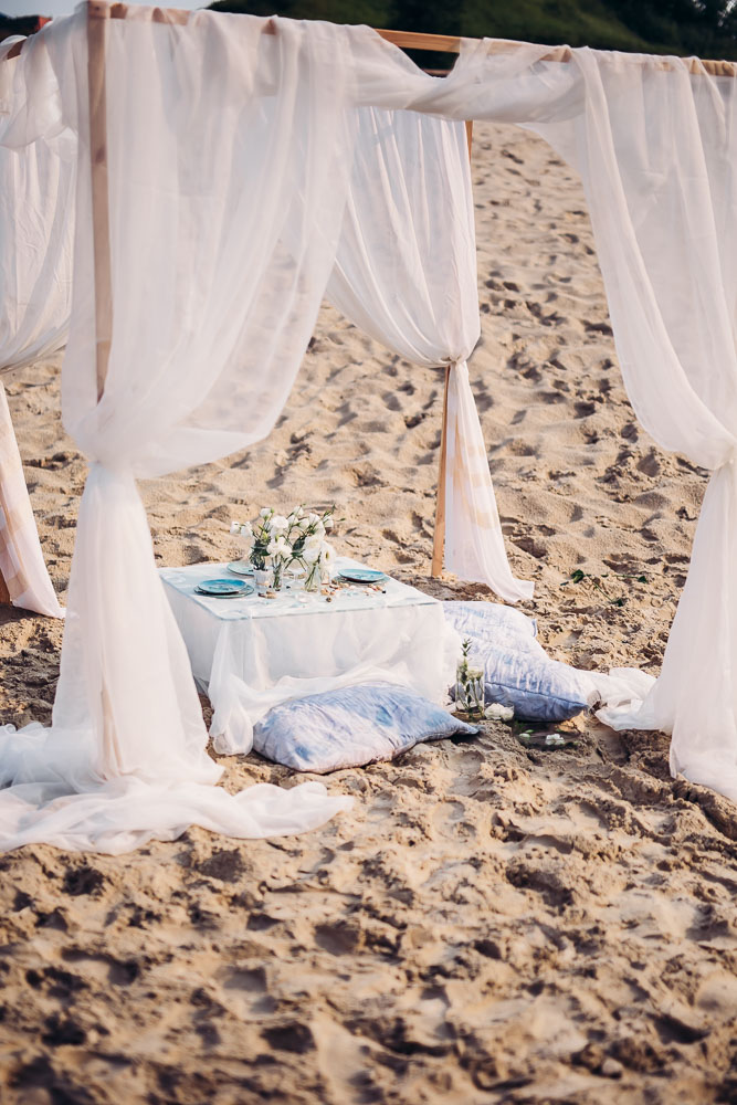 Свадебная фотосессия в песчаных карьерах в Жуковском (фото)