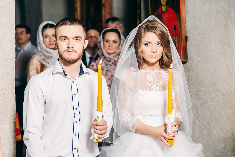 Венчание в Храме Благовещения  Пресвятой Богородицы в Тайнинском (фото)