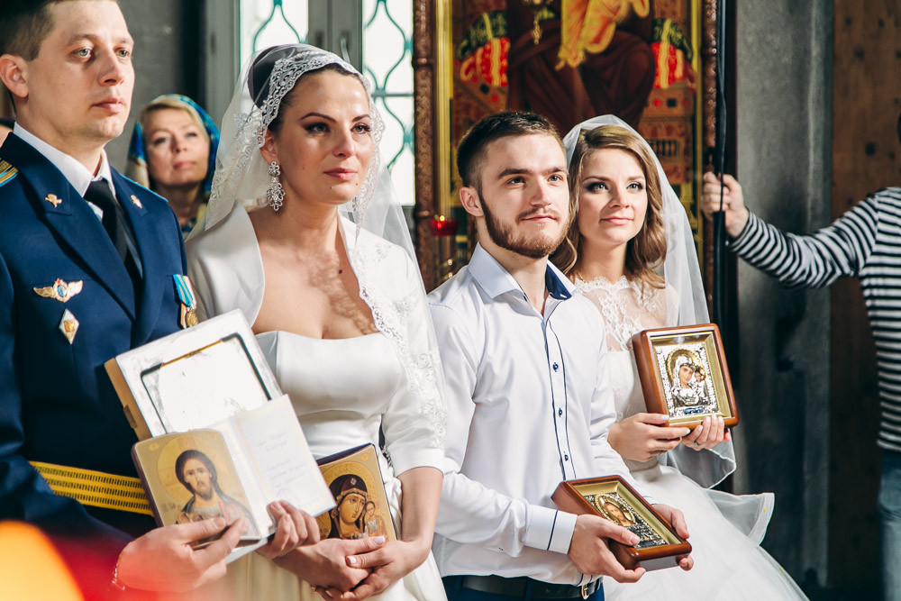 Венчание в Храме Благовещения  Пресвятой Богородицы в Тайнинском (фото)