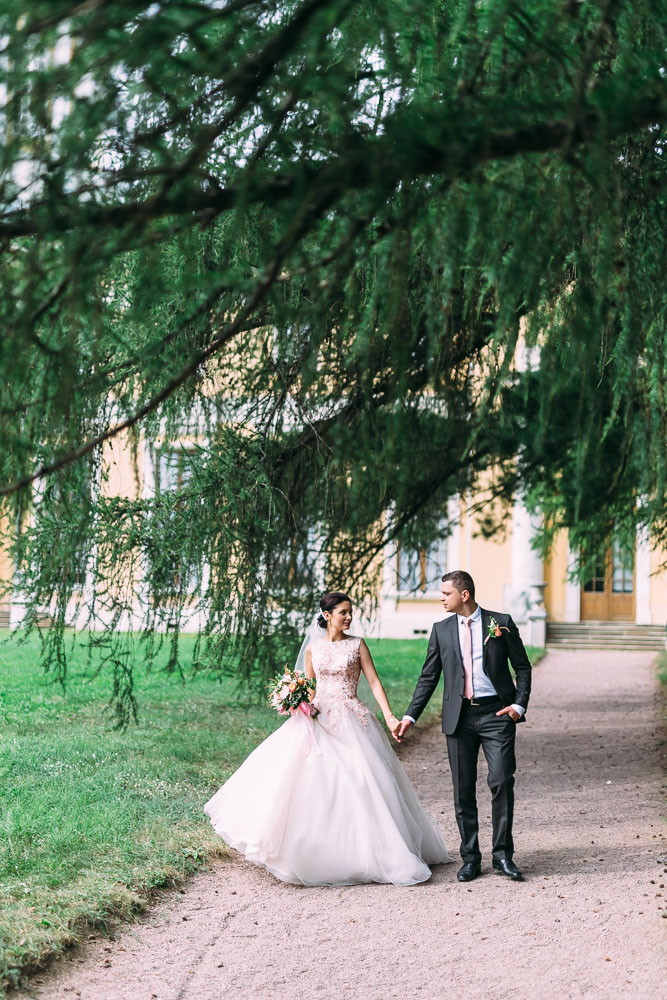 Свадебная прогулка в Архангельском (фото)