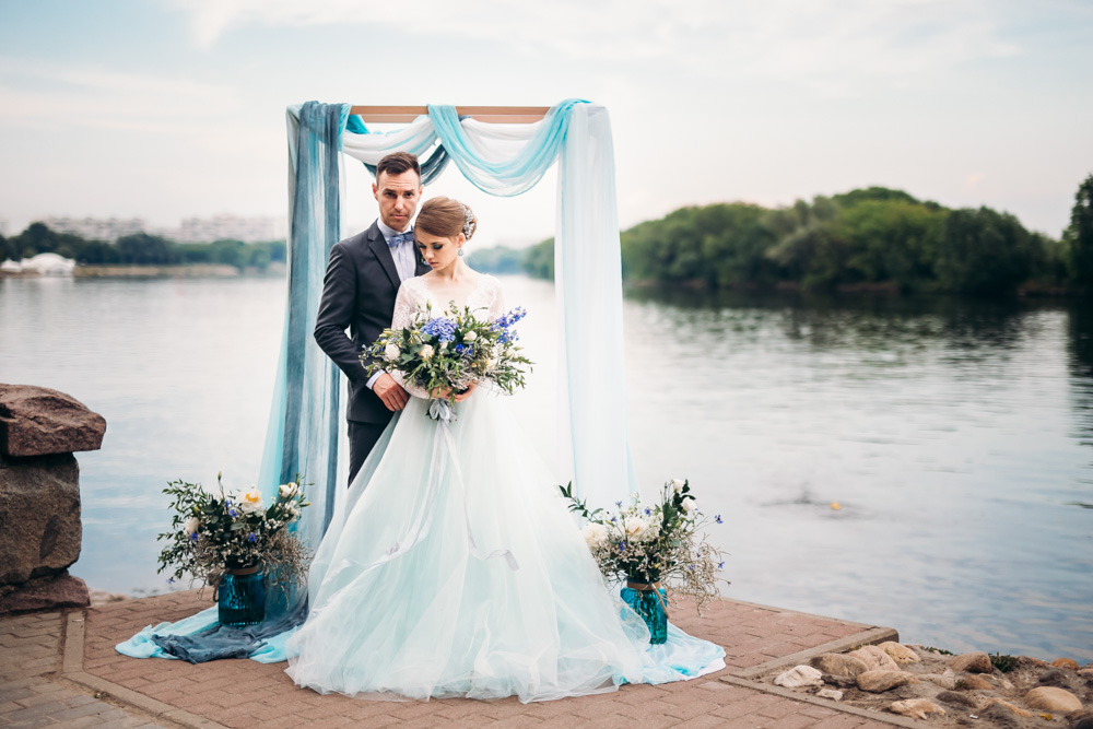 Свадебная фотосессия в морском стиле (фото)